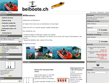 Tablet Screenshot of beiboote.ch